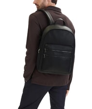 TOMMY HILFIGER TH WOVEN 14-Zoll-Laptop-Rucksack Schwarz - PC-Rucks&auml;cke - 4