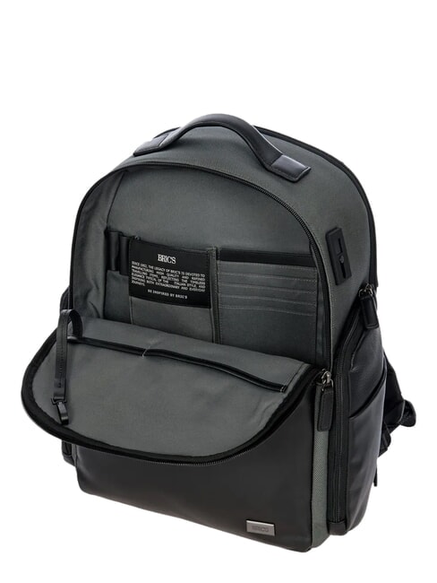 MONZA MONZA, 15 "PC-Halter grau schwarz - PC-Rucks&auml;cke