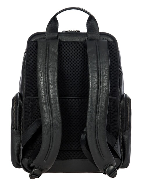 TORINO 15-Zoll-Laptop-Rucksack aus Leder Schwarz - PC-Rucks&auml;cke