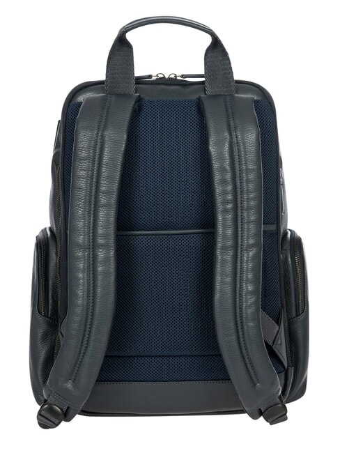 TORINO 15-Zoll-Laptop-Rucksack aus Leder Marine - PC-Rucks&auml;cke