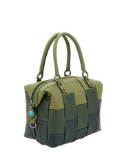 GABS G3 PLUS L-f&ouml;rmige, wandelbare Einkaufstasche aus Leder Petersilie/Olivenbl&auml;tter/Tanne - Damentaschen - 6
