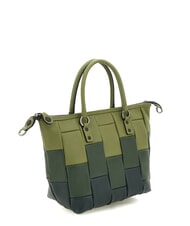 GABS G3 PLUS L-f&ouml;rmige, wandelbare Einkaufstasche aus Leder Petersilie/Olivenbl&auml;tter/Tanne - Damentaschen - 7