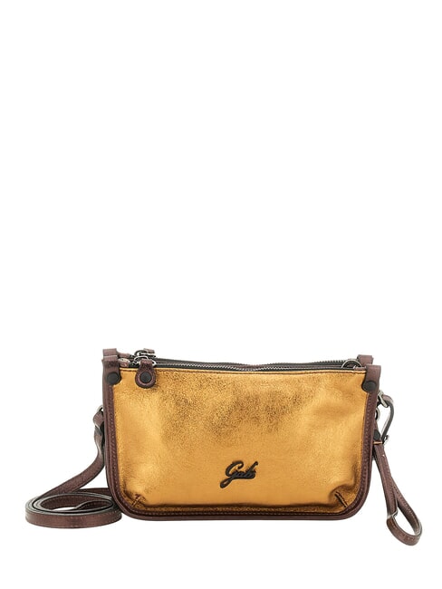 BELLA Mini-Schultertasche aus Leder Flaschenkamm - Damentaschen