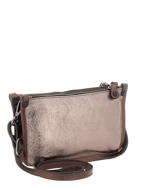 BELLA Mini-Schultertasche aus Leder Flaschenkamm - Damentaschen