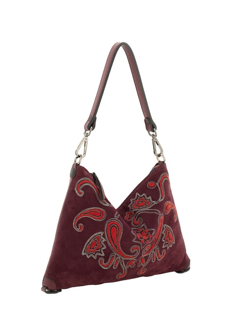 FILIPPA M Schultertasche mit Schulterriemen aus Leder Chianti - Damentaschen