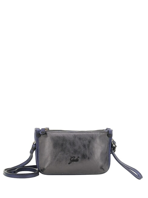 BELLA Mini-Schultertasche aus Leder Kohlekombine. - Damentaschen