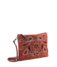 GABS BEYONCE Clutch mit Schulterriemen aus Leder Terrakotta - Damentaschen - 2