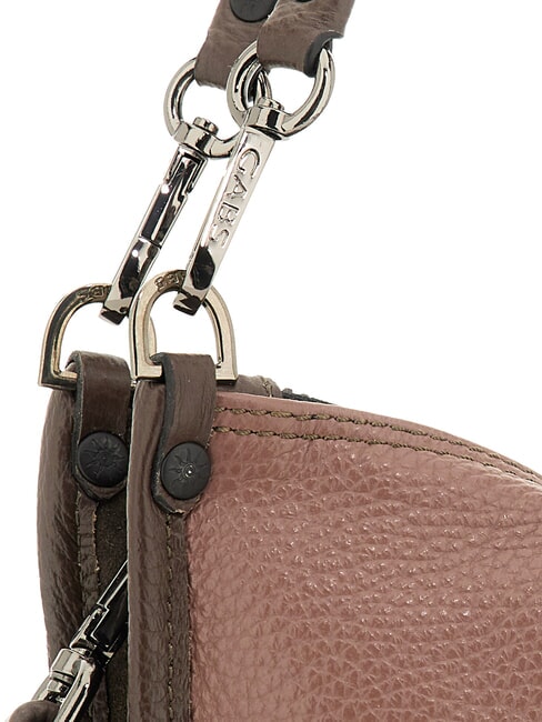 ARIANA Schultertasche mit Schulterriemen aus Leder balsamische T&ouml;ne - Damentaschen