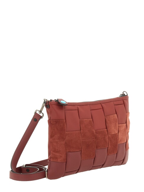 ILIA Mittelgro&szlig;e Schultertasche aus Leder Terrakotta - Damentaschen
