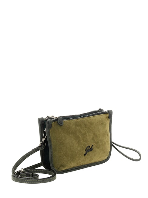 BELLA Mini-Schultertasche aus Leder Petersilient&ouml;ne - Damentaschen