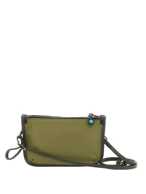 BELLA Mini-Schultertasche aus Leder Petersilient&ouml;ne - Damentaschen