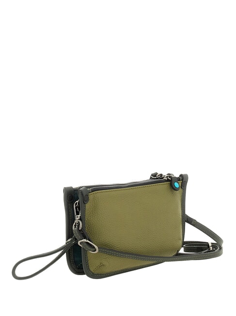 BELLA Mini-Schultertasche aus Leder Petersilient&ouml;ne - Damentaschen