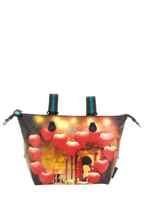 G3 PLUS MEDIUM MULTICOLOR Verwandelbare flache Einkaufstasche mehrfarbig - Damentaschen