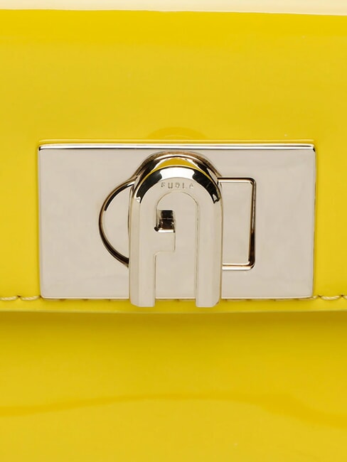 1927 Handtasche mit Schulterriemen Kanarienv&ouml;gel - Damentaschen