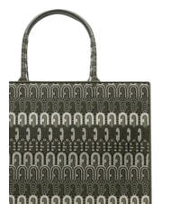 FURLA OPPORTUNITY L Tragetasche aus recyceltem Jacquard Kaktust&ouml;ne - Damentaschen - 3