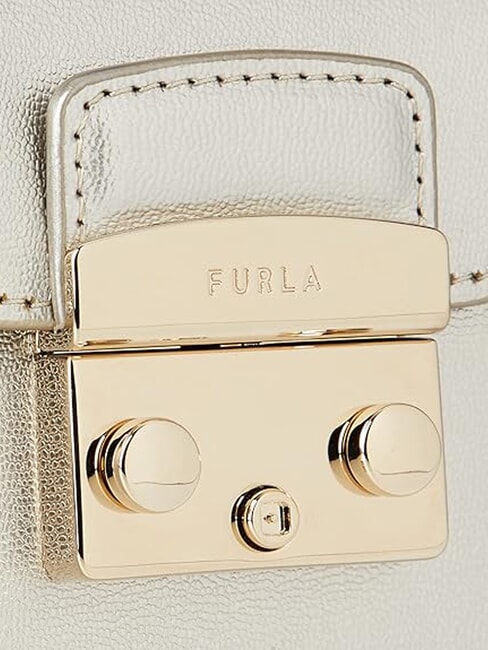 METROPOLIS Mini-Schultertasche Ruthenium-Farbe - Damentaschen