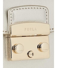 FURLA METROPOLIS Mini-Schultertasche Ruthenium-Farbe - Damentaschen - 3