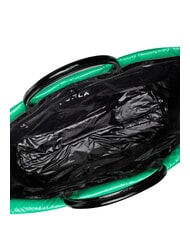 FURLA OPPORTUNITY Tragetasche aus gl&auml;nzendem Stoff Jokergr&uuml;n - Damentaschen - 5
