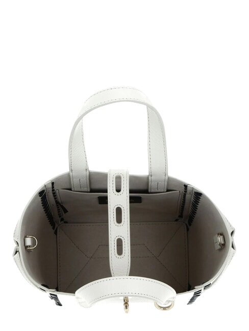 NET Mini-Handtasche mit Schulterriemen Marshmallow + schwarz - Damentaschen