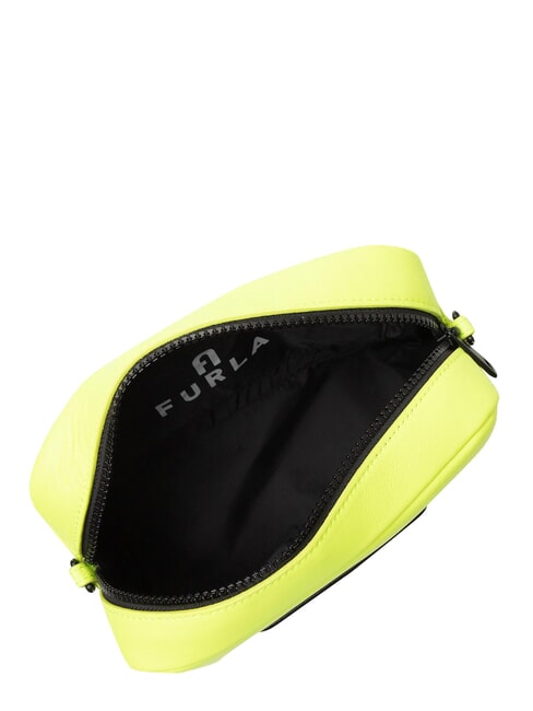 IRIS Mini-Handtasche mit Schulterriemen fluoreszierendes Gelb + Schwarz - Damentaschen