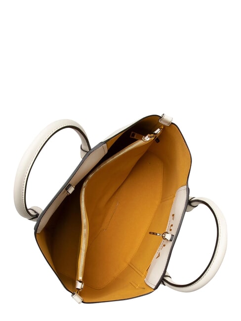 MIASTELLA Handtasche mit Schultergurt wei&szlig;e Baumwolle - Damentaschen