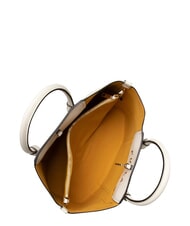 FURLA MIASTELLA Handtasche mit Schultergurt wei&szlig;e Baumwolle - Damentaschen - 6