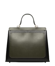 FURLA 1927 Einkaufstasche mit Griff oben Perle und+Schwarz+Salbei c - Damentaschen - 2