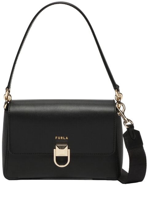CIRCE Schultertasche, Leder Schwarz - Damentaschen