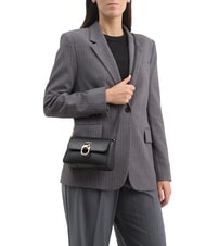 FURLA CIRCE Mini-Schultertasche aus Leder Schwarz - Damentaschen - 2