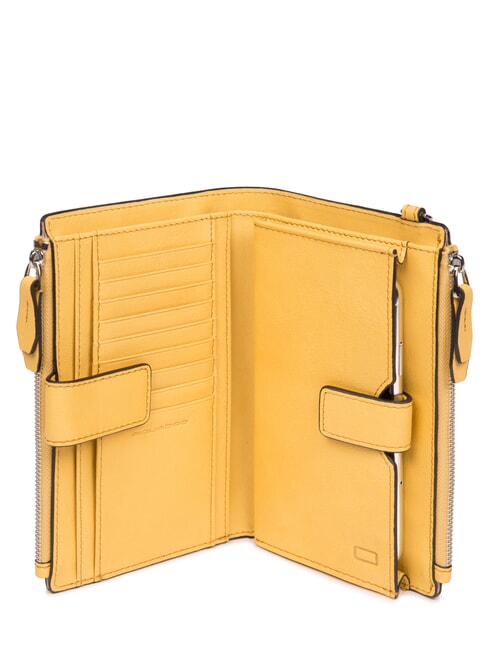CAMPIONARIO - DAFNE Ledergeldb&ouml;rse Gelb - Brieftaschen Damen