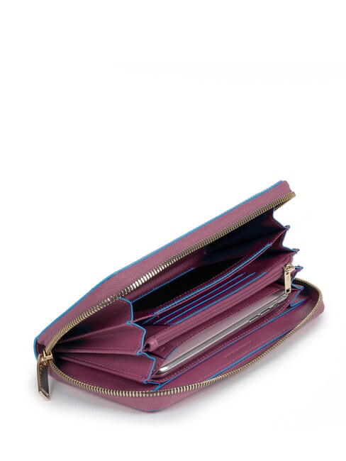 CAMPIONARIO Linie BLUE SQUARE aus Leder lila 3 - Brieftaschen Damen