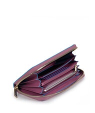 PIQUADRO CAMPIONARIO Linie BLUE SQUARE aus Leder lila 3 - Brieftaschen Damen - 2