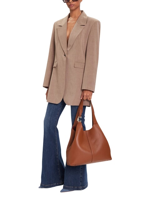 C-EASY Schultertasche mit Clutch Cognac - Damentaschen