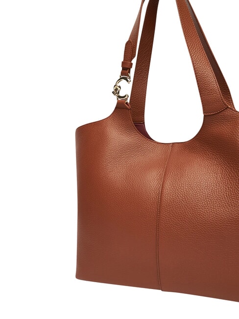 C-EASY Schultertasche mit Clutch Cognac - Damentaschen