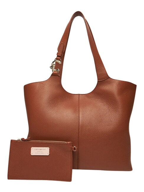 C-EASY Schultertasche mit Clutch Cognac - Damentaschen