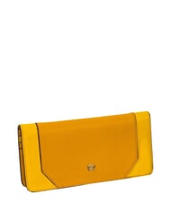 PIQUADRO MUSE Geldb&ouml;rse mit M&uuml;nzfach, aus Leder Gelb - Brieftaschen Damen - 3