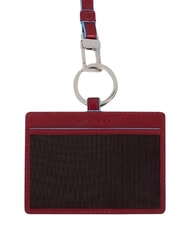 PIQUADRO BLUE SQUARE Karten- oder Ausweishalter, Hals ROT - Brieftaschen Herren - 2