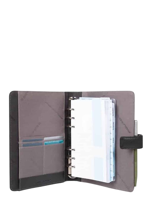P16 Mittelgro&szlig;er Organizer-Terminkalender, Ledermix Grisaille - Tablettmappe &amp; Organizer