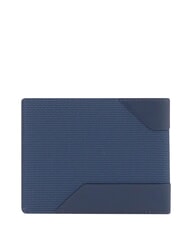 PIQUADRO GIO Geldb&ouml;rse aus recyceltem Stoff Blau - Brieftaschen Herren - 2