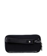 PIQUADRO P16 Federm&auml;ppchen mit drei Rei&szlig;verschl&uuml;ssen, Ledermix CHEVRON / SCHWARZ - Etuitaschen &amp; Necessaire - 2