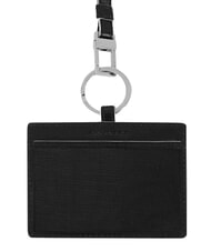 PIQUADRO BLUE SQUARE Karten- oder Ausweishalter, Hals Schwarz - Brieftaschen Herren - 2