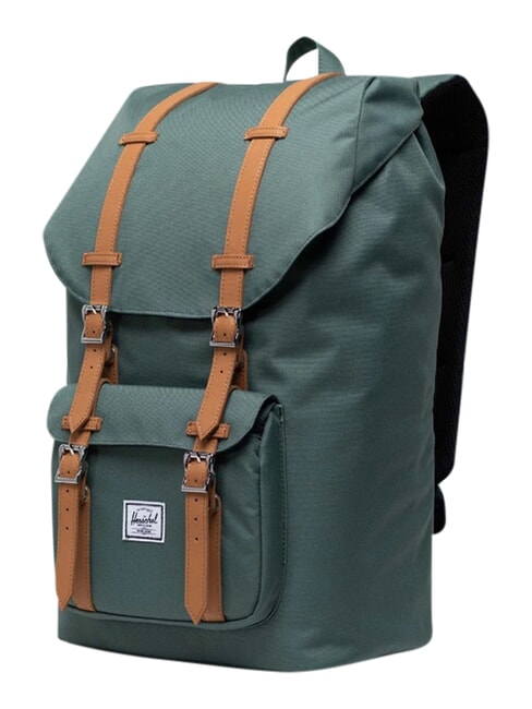 Rucksack LITTLE AMERICA-Modell, 15 "PC-Halter dunkler Wald - PC-Rucks&auml;cke