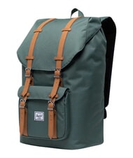 HERSCHEL Rucksack LITTLE AMERICA-Modell, 15 "PC-Halter dunkler Wald - PC-Rucks&auml;cke - 3