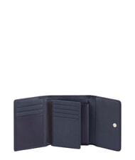 PIQUADRO  FEELS Mittlere Brieftasche Blau - Brieftaschen Damen - 2
