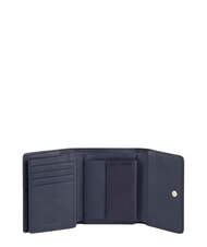 PIQUADRO  FEELS Mittlere Brieftasche Blau - Brieftaschen Damen - 3