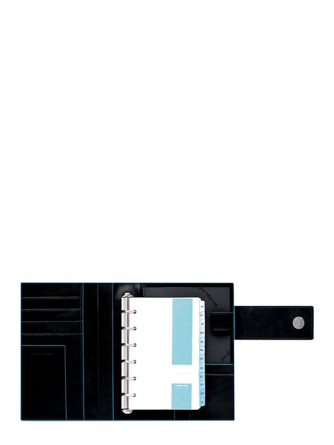 BLUE SQUARE Kleiner Organizer aus Leder Schwarz - Tablettmappe &amp; Organizer