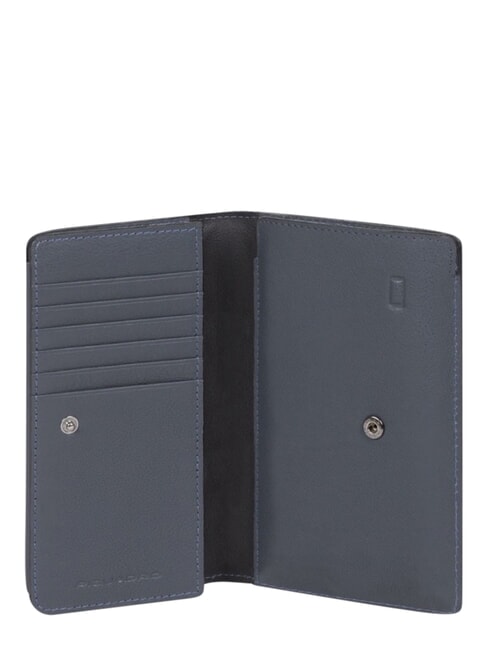 NABUCCO Smartphone-Etui aus Leder im Portemonnaie-Stil Blau - Brieftaschen Damen