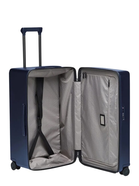 ROADSTER HARDCASE 4W Gro&szlig;er, extrem widerstandsf&auml;higer Trolley Blau - Harte Trolleys