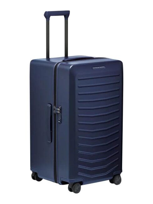 ROADSTER HARDCASE 4W Gro&szlig;er, extrem widerstandsf&auml;higer Trolley Blau - Harte Trolleys