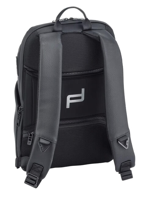 URBAN ECO LEATHER 13-Zoll-Laptop-Rucksack Schwarz - PC-Rucks&auml;cke